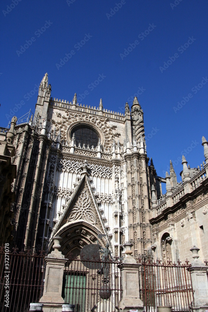 Facciata della Giralda, cattedrale di Siviglia