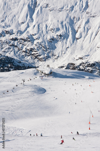 Obraz na płótnie Ski resort Obergurgl. Austria w salonie