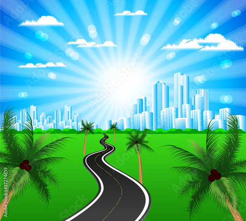 Green City Landscape