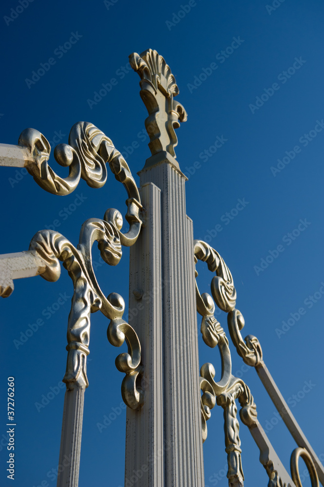 Fototapeta premium Golden fence