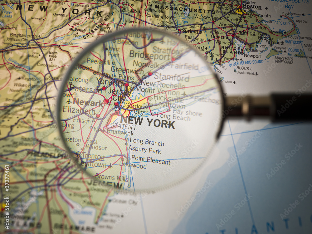 Obraz premium New York map