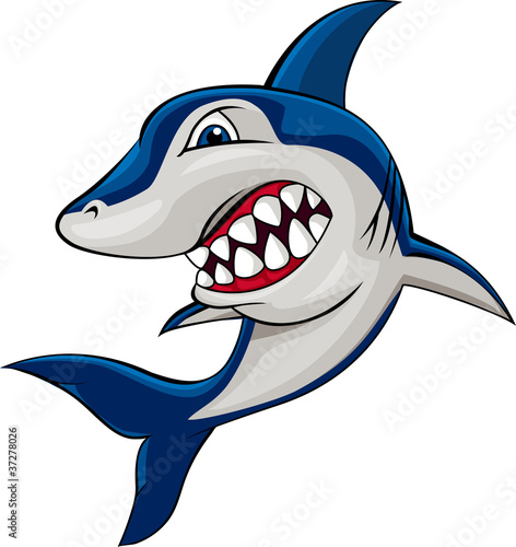 Angry shark