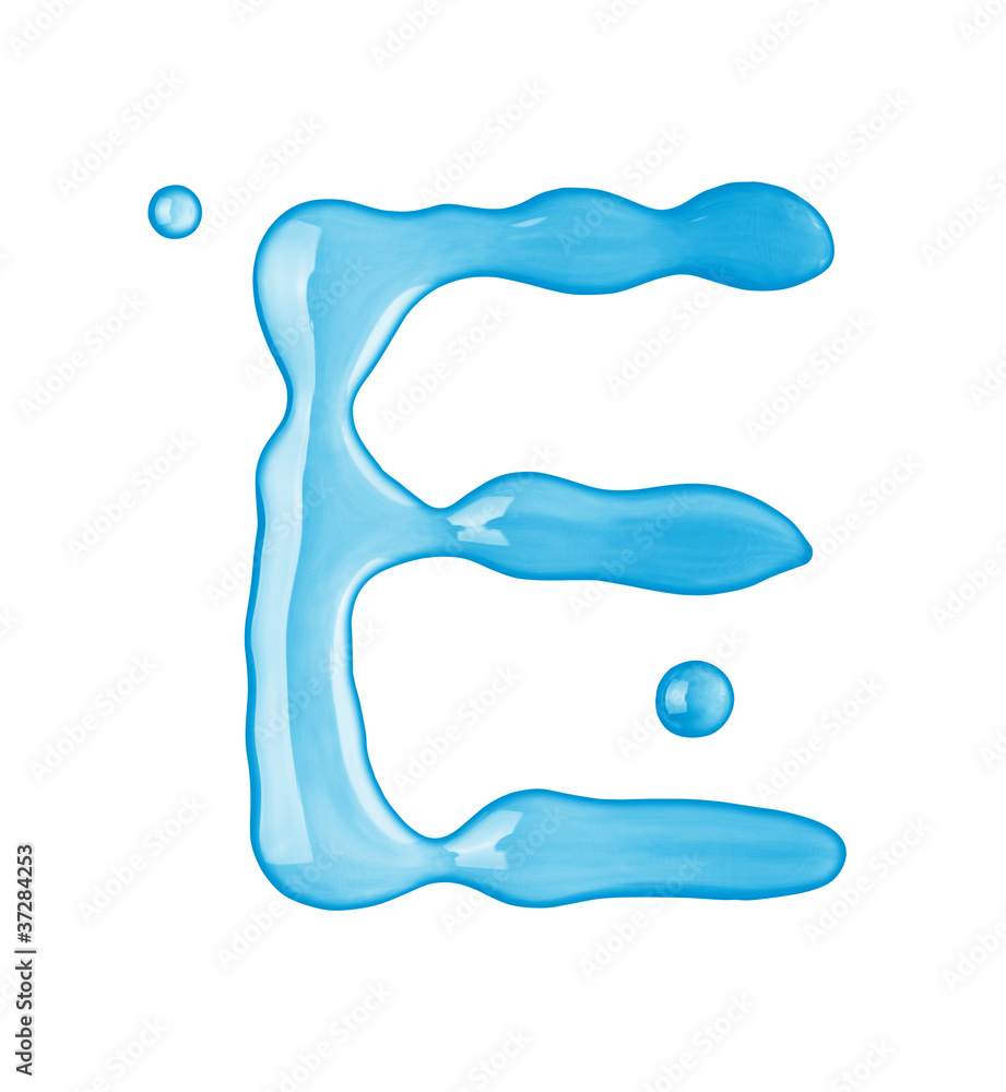 Water Drop Lettering Graphics Water Drop Font