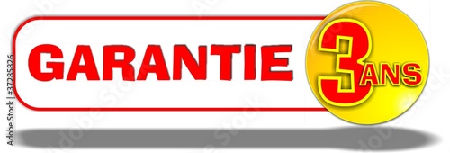 Bouton garantie 3 ans