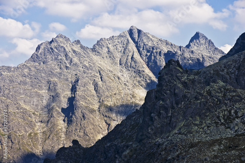 The highest peak in Polish Tatra mountains