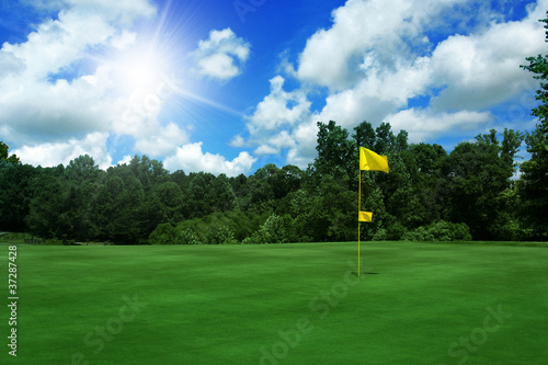 Golf Course on Summer day
