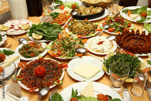 Naklejka yemek masası