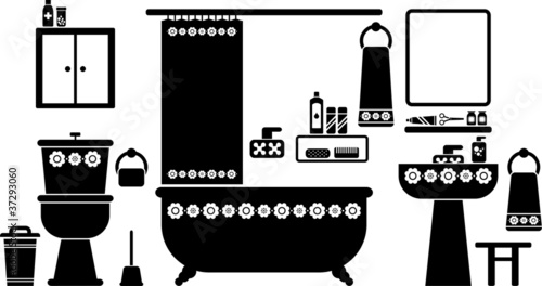 vectorized bathroom