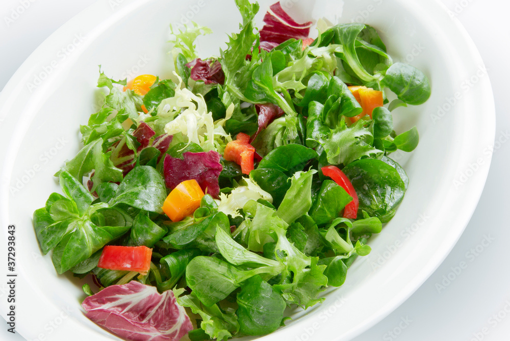 Salad in bowl Salad in bowl