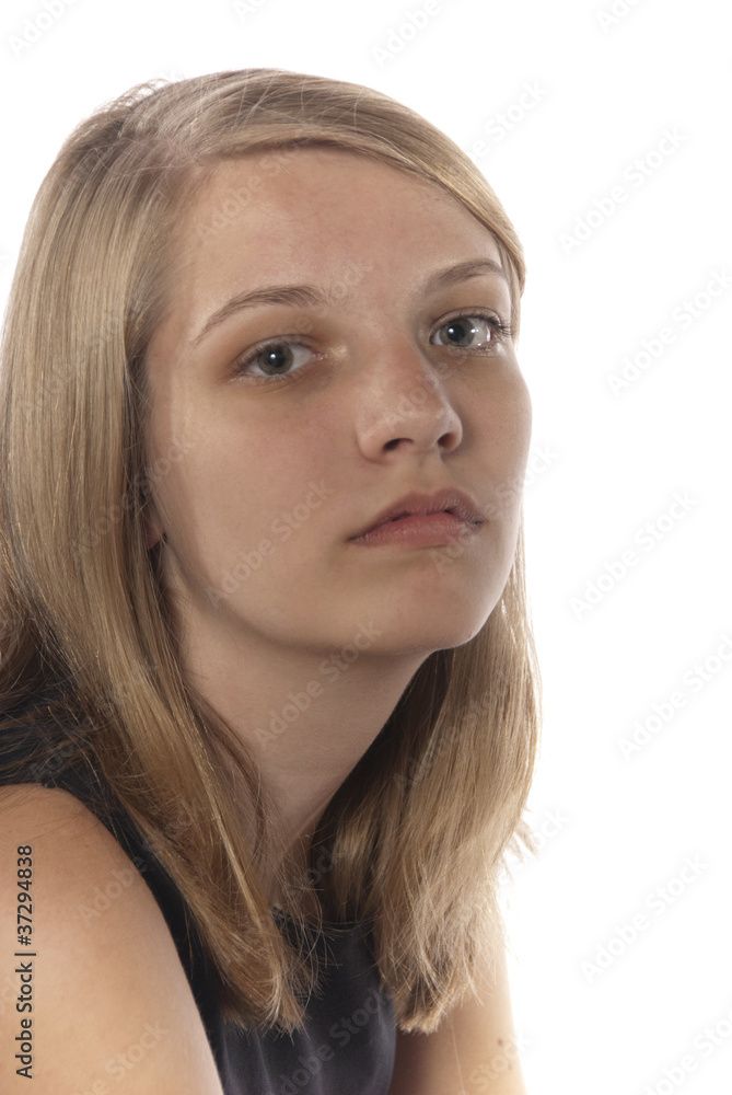 Young Teen Girl Facial