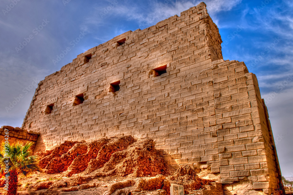 Parete tempio Luxor Stock Photo Adobe Stock