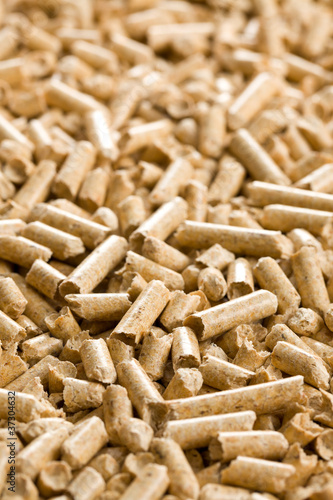 wooden pellet .ecological heating