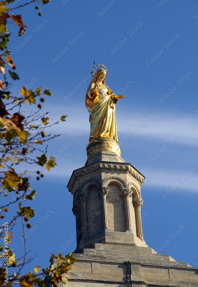Statue vierge Marie  Avignon