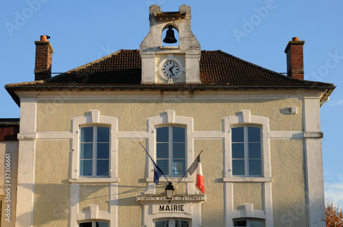 France, mairie d’Andelu dans les Yvelines photo