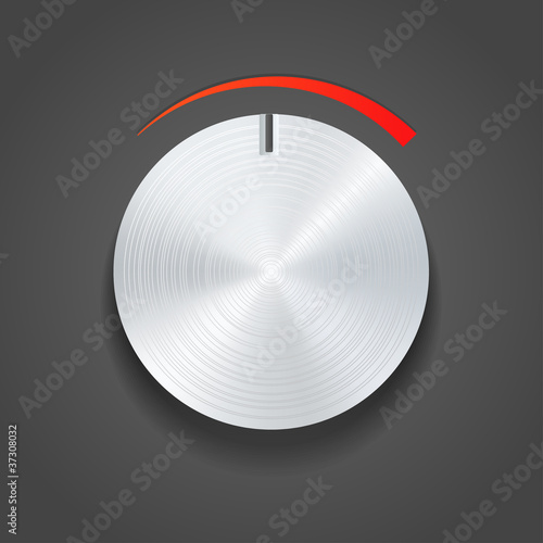 Metal vector knob