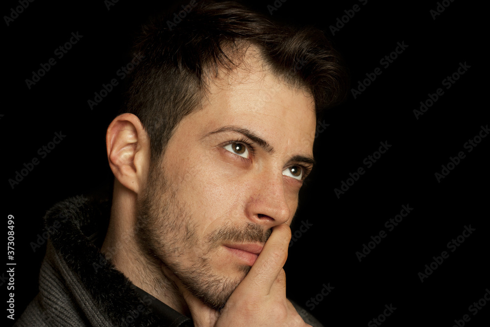 Fototapeta premium Man thinking