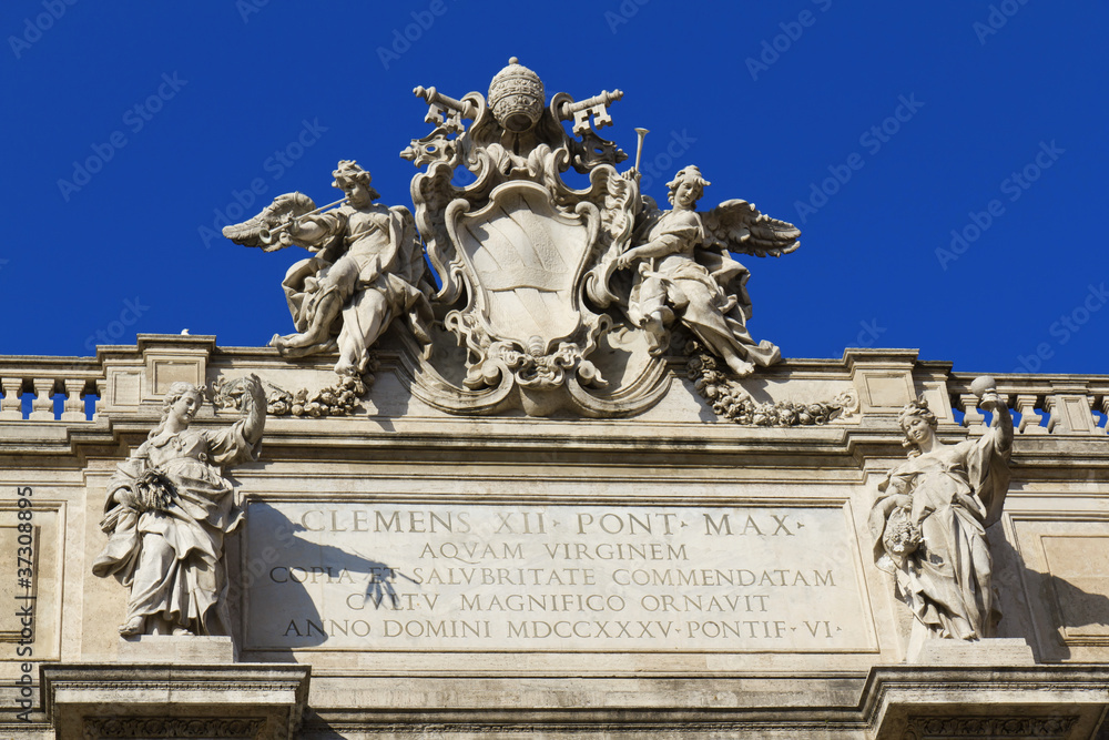 Obraz premium Roma, fontana di Trevi
