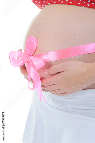 Wallpaper Mural beautiful young pregnant woman Torontodigital.ca