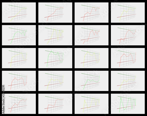 business graph - 20 frames from the animation