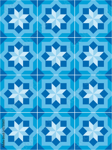 carrelage motif géométrique