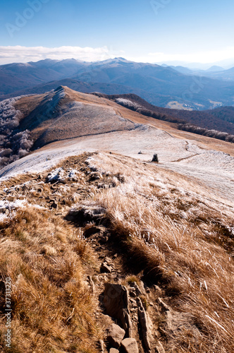 Late autumn in Bieszczady Mountain