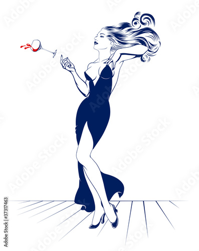 cocktail drink woman