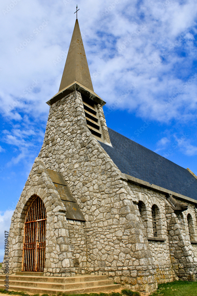 Etretat, Chapel of Notre-Dame de la Garde, Normandy, France