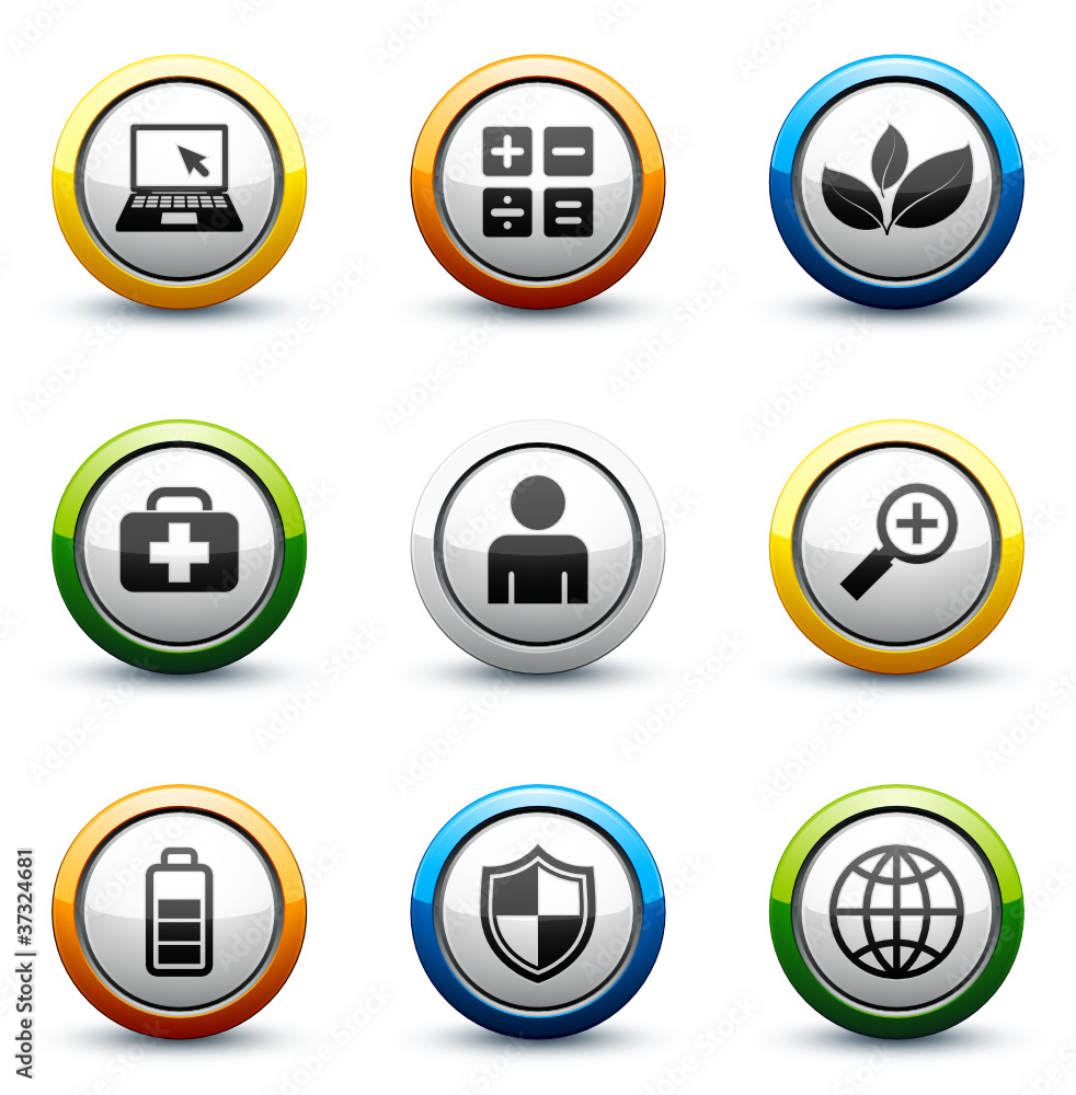 icône bouton internet icône bouton internet
