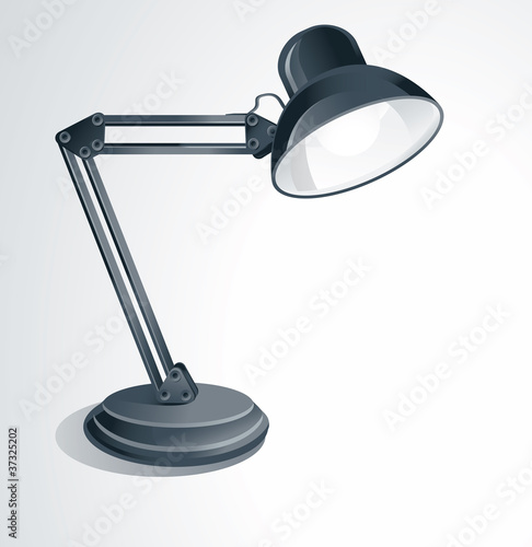 vector desk lamp