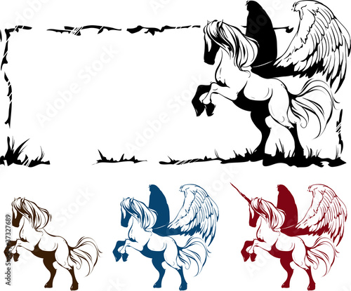 Pegasus vector illustration