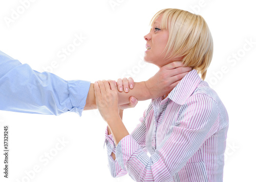 Fotografie quarrel men and women