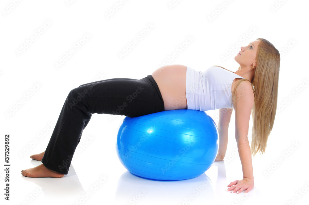 Fototapeta premium Beautiful pregnant woman