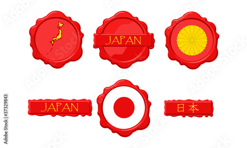 Japan Wax Stamp