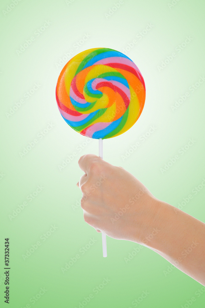 Large lollipop on stick Large lollipop on stick