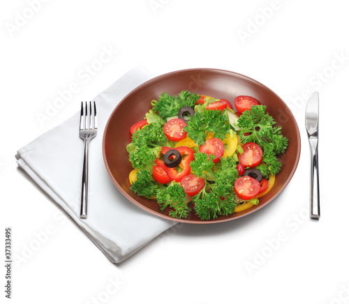 Wallpaper Mural fresh salad Torontodigital.ca