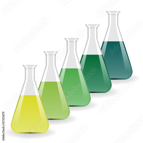 vector laboratory flasks