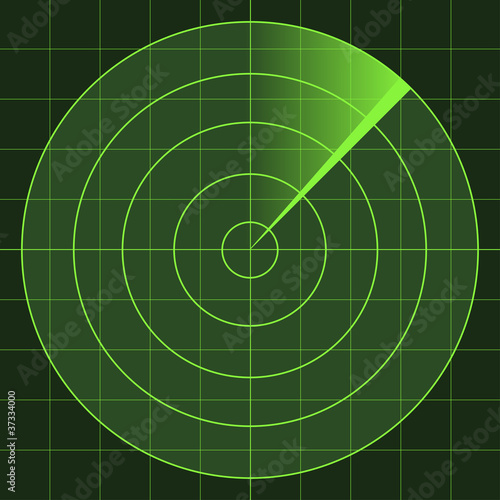 vector radar screen photo