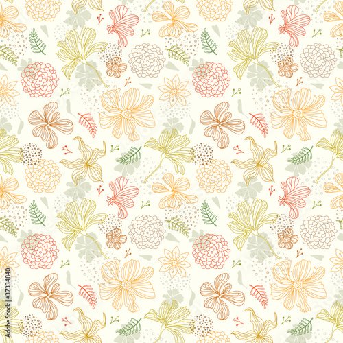 seamless pattern floral background