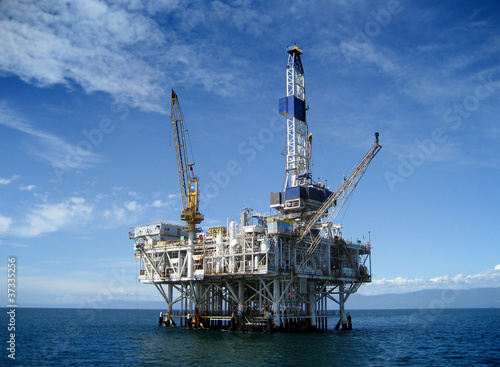Offshore Oil Rig Drilling Platform photo