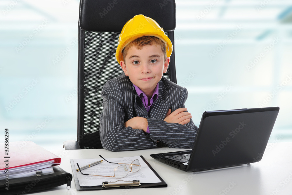 Young businessman using a laptop Young businessman using a laptop