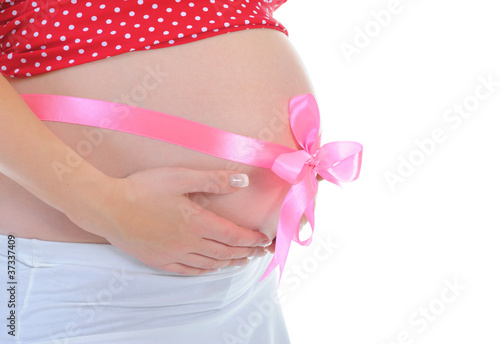 Wallpaper Mural beautiful young pregnant woman Torontodigital.ca