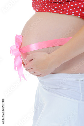 Wallpaper Mural beautiful young pregnant woman Torontodigital.ca