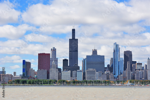 Chicago city urban skyline © rabbit75_fot