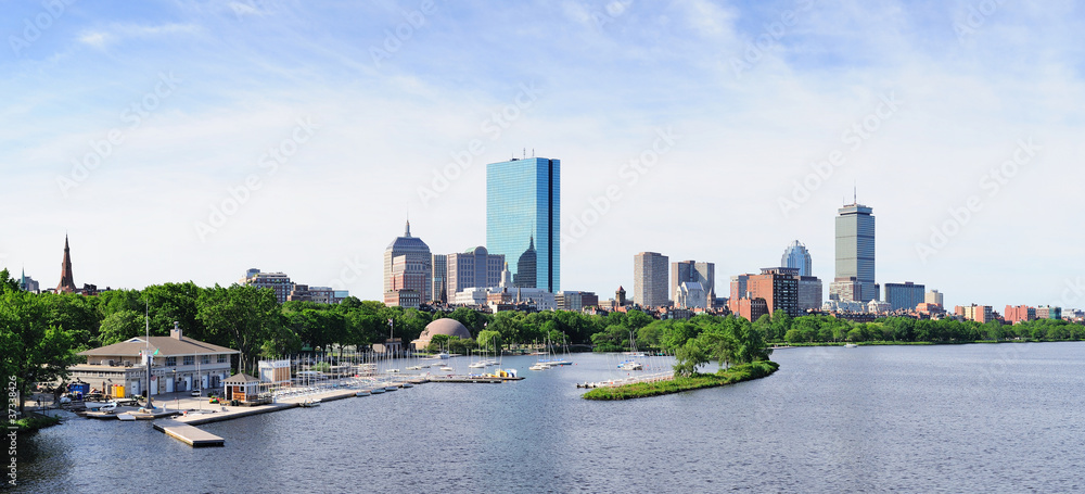 Fototapeta premium Boston city skyline panorama