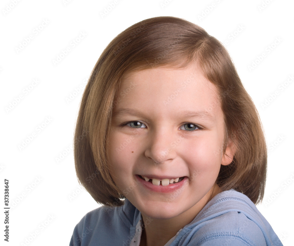 Portrait of a smiling girl Portrait of a smiling girl