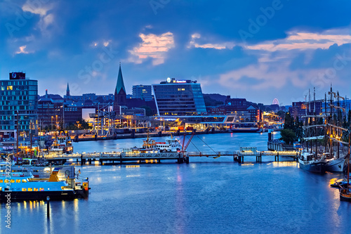 Foto Kiel am Abend