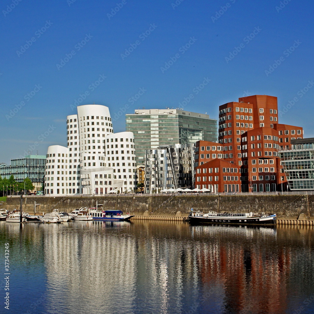 Obraz premium Düsseldorfer Medienhafen