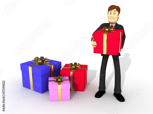 personaje y regalos