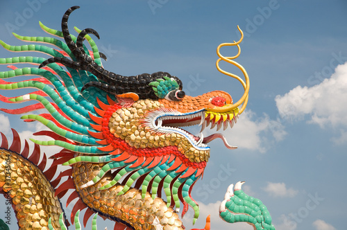 Chinese dragon statue © rattanapat wingpud