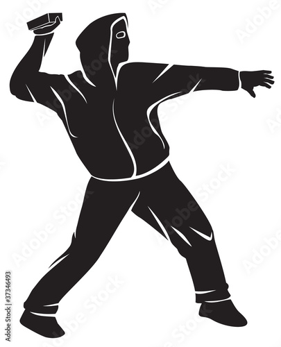 Fotografia demonstrator (hooligan)